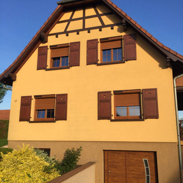 Réalisation Logireno porte de garage strasbourg