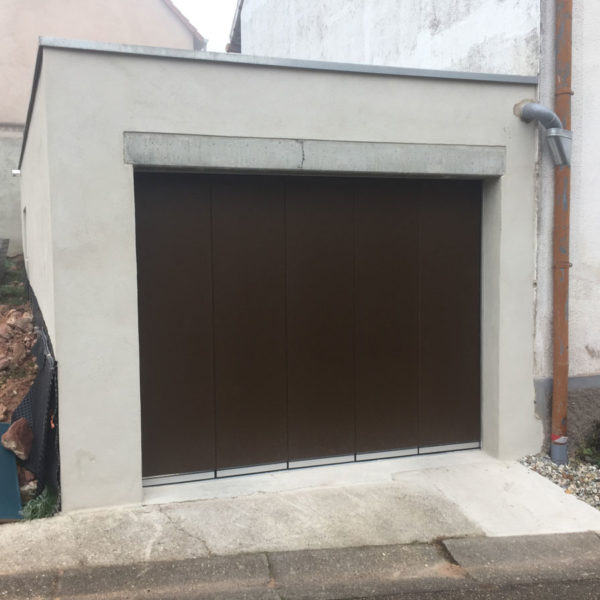 Réalisation Logireno porte de garage pvc strasbourg