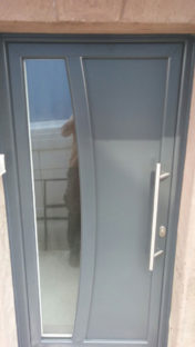 Réalisation Logireno porte pvc vitrée Strasbourg