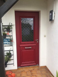 Porte entrée bois Alsace