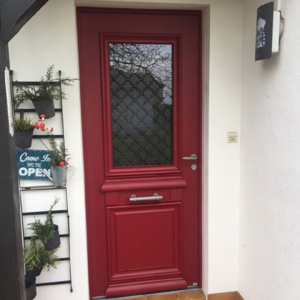 Porte entrée bois Alsace